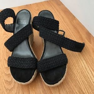 Stuart Weitzman Alex Espadrille Platform Wedge